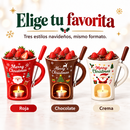 mini taza de fondue